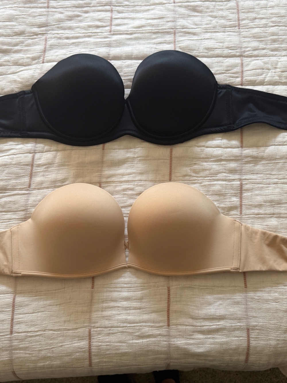 Strapless Adhesive Backless Bras — Nude & Black (2-Pack)
